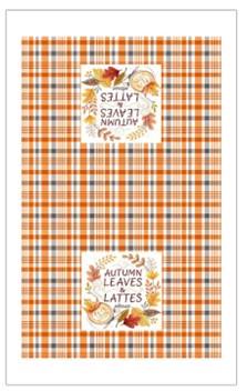 Набір рушничків для кухні ARDESTO Autumn leaves 38х63см, 2шт, 100% бавовна, коричневий