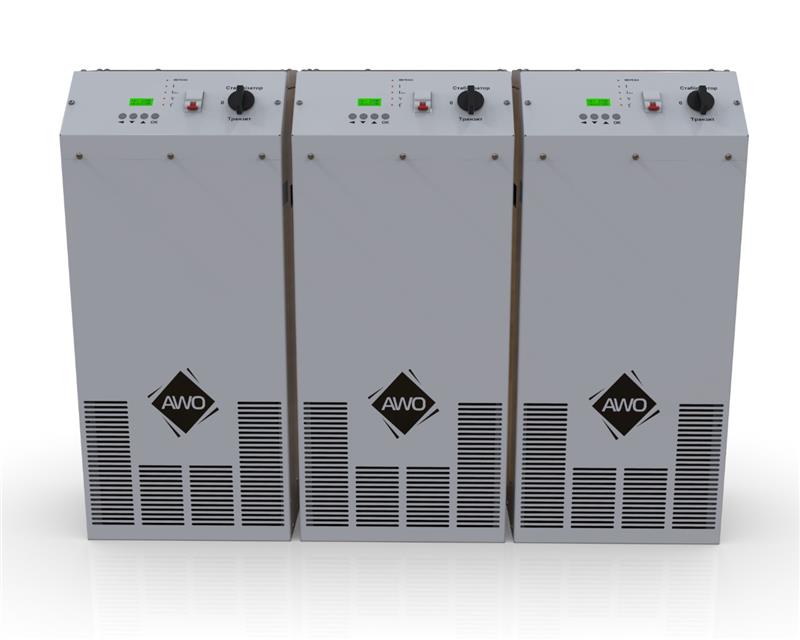 Стабілізатор напруги Awattom - 66.0кВт(3х22.0кВт), трифазний