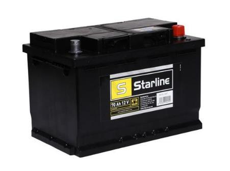 Акумулятор Starline 12В 70А·год 640A R+ (BA SL 66P)