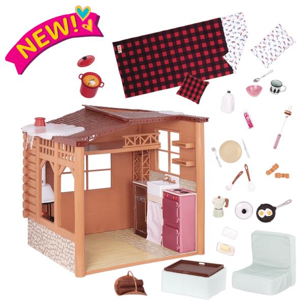 Игровой набор Our Generation Дом с аксессуарами "Cozy Cabin" BD37961