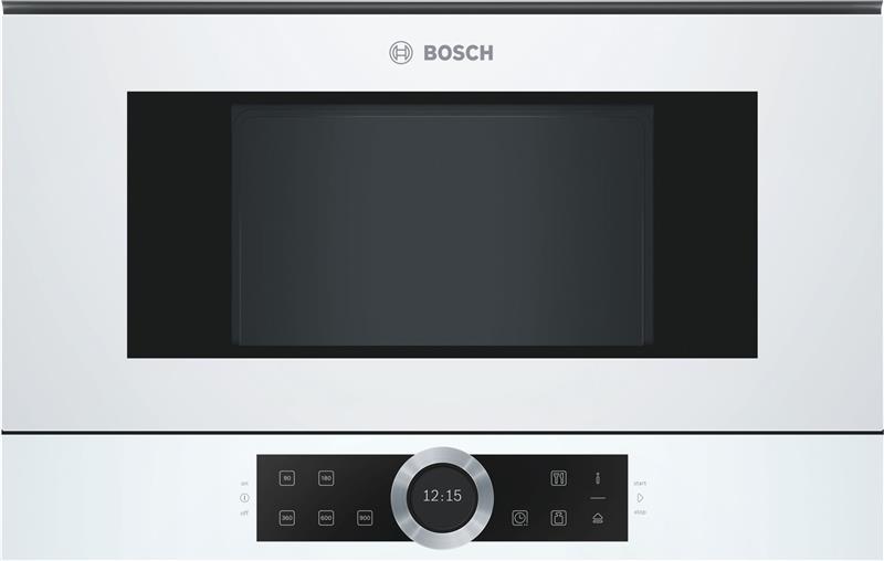 Встраиваемая микроволновая печь Bosch BFL634GW1 - 21л./900Ватт/TFT дисплей/белый