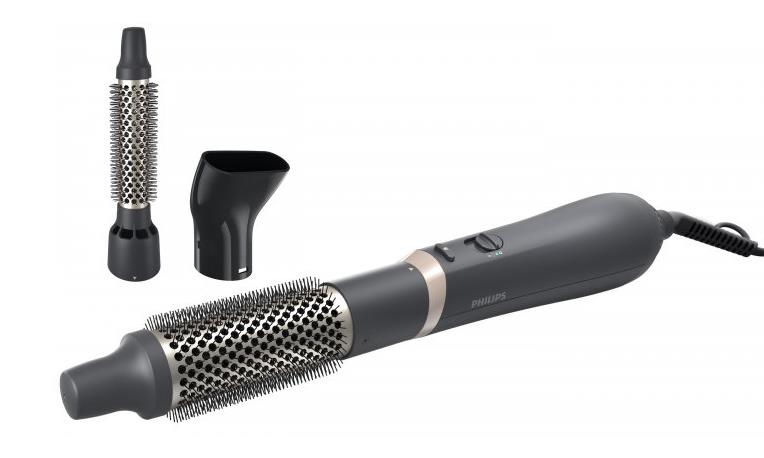 Фен-щітка Philips 3000 Series, 800Вт, 3 режими, хол. обдув, кераміка, сірий