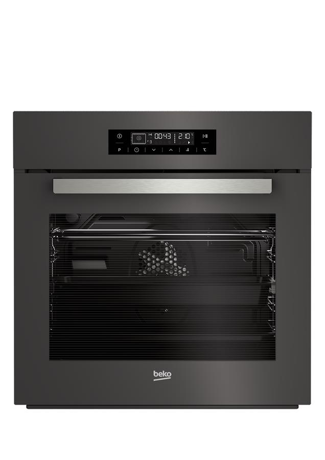 Встраиваемый электрический духовой шкаф Beko BIM24400ZGCS - Ш-60 см./13 режимов/71 л/А+/графит