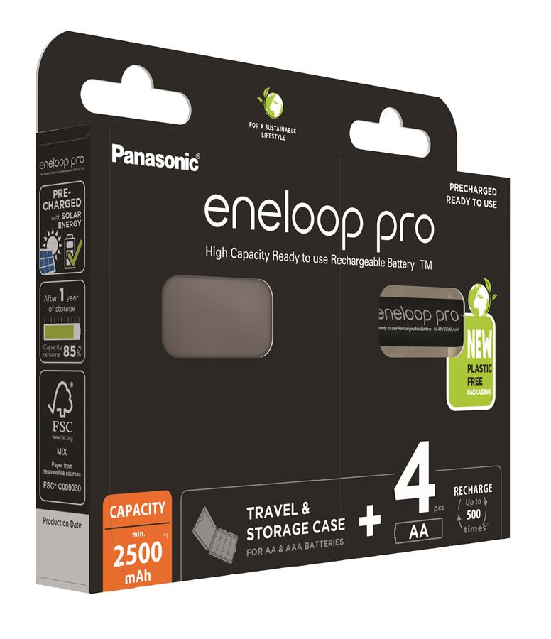 Аккумулятор Panasonic Eneloop Pro AA 2500 mAh 4BP+Case