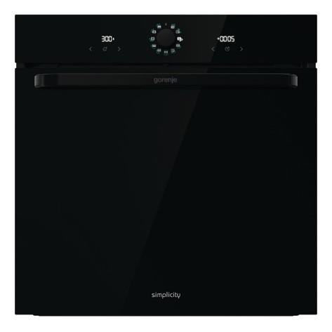 Духова шафа Gorenje електрична, 77л, A, пара, дисплей, макс.темпер.-300, чорний