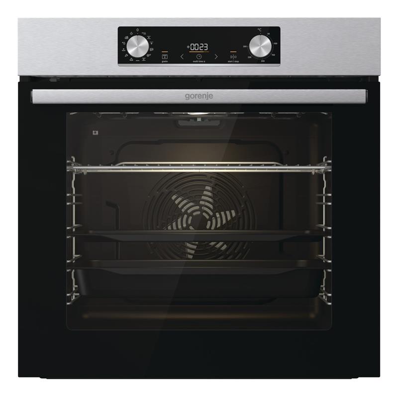 Духова шафа Gorenje електрична, 77л, A+, пара, дисплей, піроліз, нерж