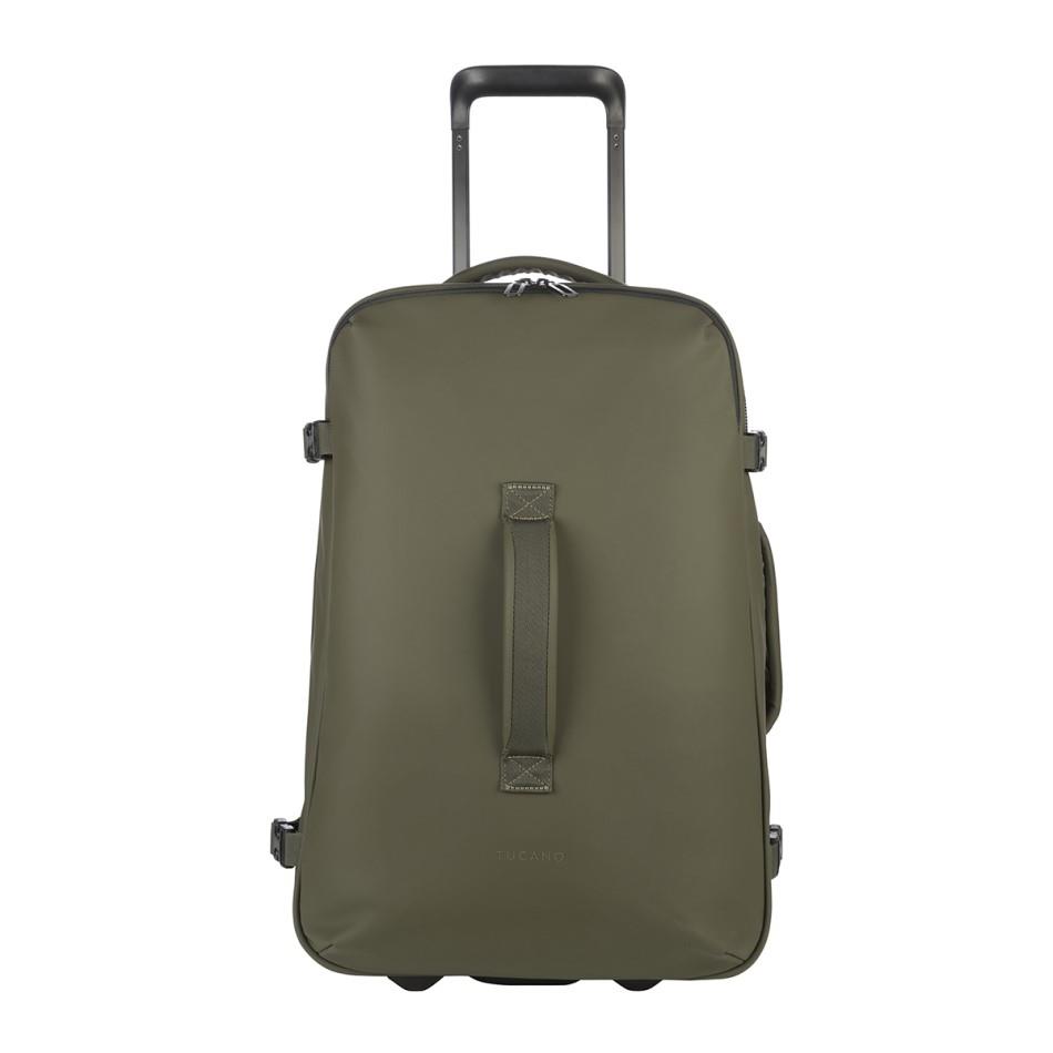 Сумка дорожня на 2-х колесах, Tucano Gommo Trolley S-size, зелений