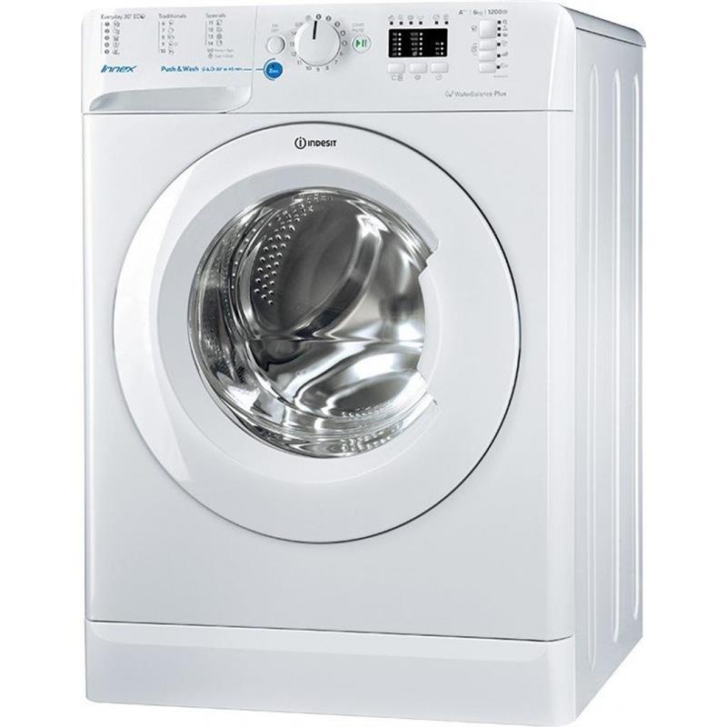 Стир. машина с фронт. загр. Indesit BWSA71253WEU, 7кг, 1200, A+++, 42см, Белый