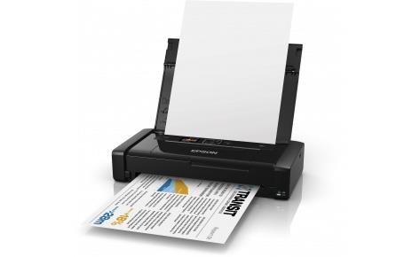 Принтер ink color A4 Epson WorkForce WF-100W mobile 11_14 ppm USB Wi-Fi 4 inks Pigment