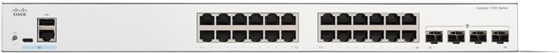 Комутатор Cisco Catalyst 1200 24xGE, PoE, 4x1G SFP