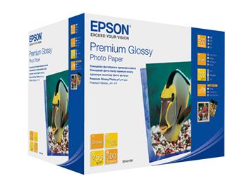 Папір Epson 130mmx180mm Premium Glossy Photo Paper, 500арк.