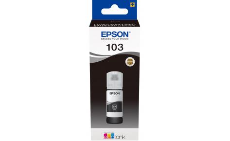 Контейнер з чорнилом Epson 103 EcoTank L1110/L1250/L3100/L3101/L3110/L3150/L3151/L3156/L3200/L3201/L3250/L3251/L3256/L3260/L3266/L3550/L3560/L5190/L5590/L5290 black