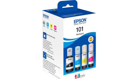 Контейнери з чорнилом Epson 101 EcoTank L14150/L4150/L4160/L4260/L4267/L4360/L6160/L6170/L6190/L6270/L6290 Multipack (C,M,Y,Bk)