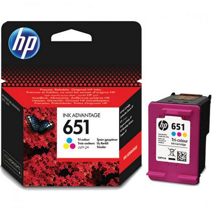 Картридж із друкуючою головкою струменевий HP No.651 DJ Ink Advantage 5575/5645/OfficeJet 202 Tri-color (300 стор)