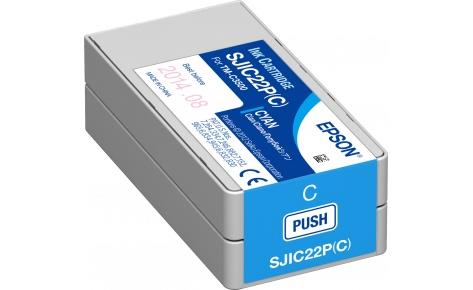 Картридж струменевий Epson SJIC22P TM-C3500 Cyan