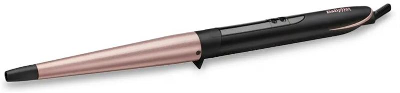 Плойка Babyliss Rose Quartz, конусна, 64Вт, темп.режимів-6, D -13-25mm, 160-210С, кераміка, чорно-рожевий