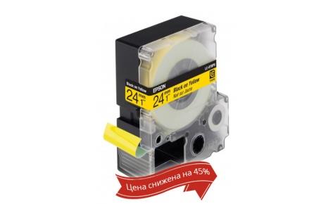 Картридж зі стрічкою Epson LK6YBP принтерів LW-600P/LW-700/LW-Z710/LW-900P/LW-1000P/LW-Z5000BE Pastel Blk/Yell 24mm/9m