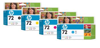 Картридж струменевий HP 72 DJ T610/T1100/T790 gray, 130 ml
