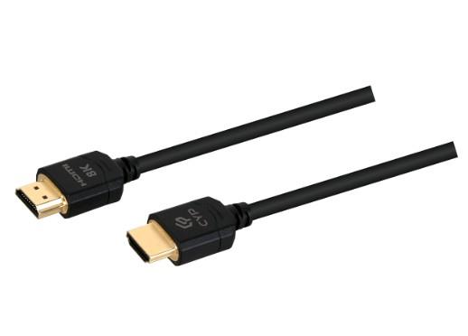 Кабель HDMI, Cypress CBL-H600-010, 8K certified, 1.0M, 30AWG Чорний
