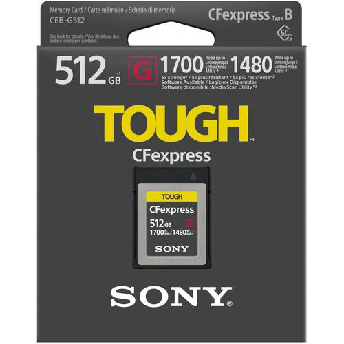 Карта памяти Sony CFexpress Type B 512GB R1700/W1480