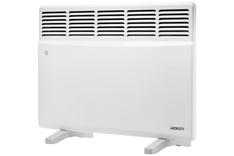 Конвектор ARDESTO CH-1500MCW 15м2, 1500Вт, мех. упр-ння, закр. нагрів. елемент, IP24, білий