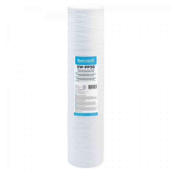 Картридж з поліпропіленової нитки Ecosoft 4.5х20", 20мкм