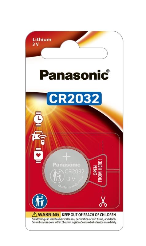 Батарейка Panasonic літієва CR2032 блістер, 1 шт.
