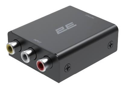Перетворювач 2E CRAVTH AV Composite + Audio to HDMI 720p 1080p
