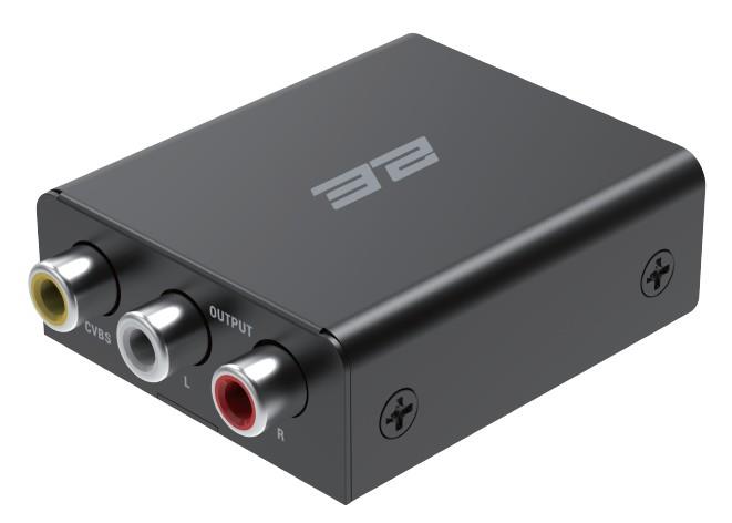 Перетворювач 2E CRHTAV HDMI to AV Composite + Audio 1080p