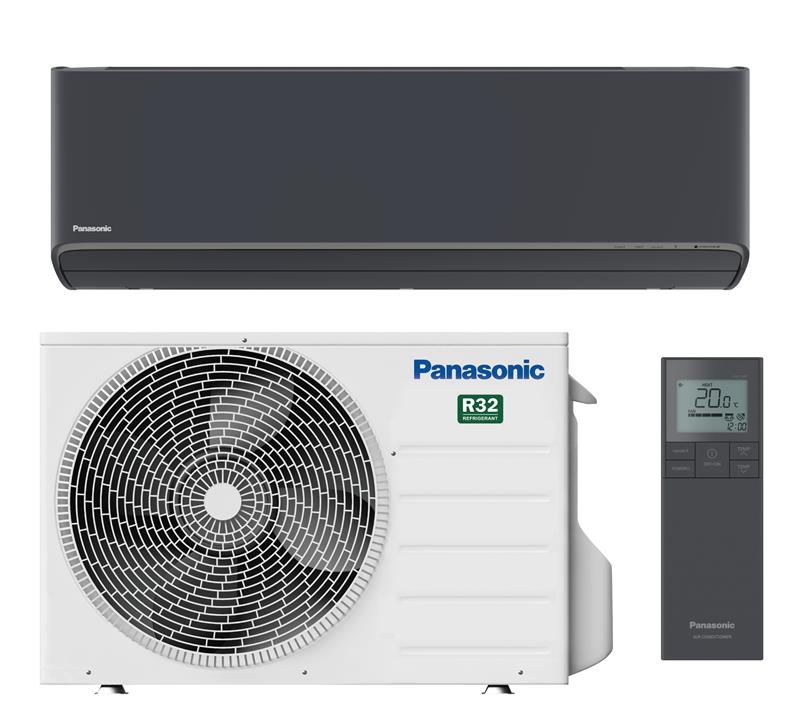 Кондиціонер Panasonic Etherea 35м2 інвертор 12000BTU 3.5кВт A+++/A+++ -20°С Wi-Fi R32 чорний
