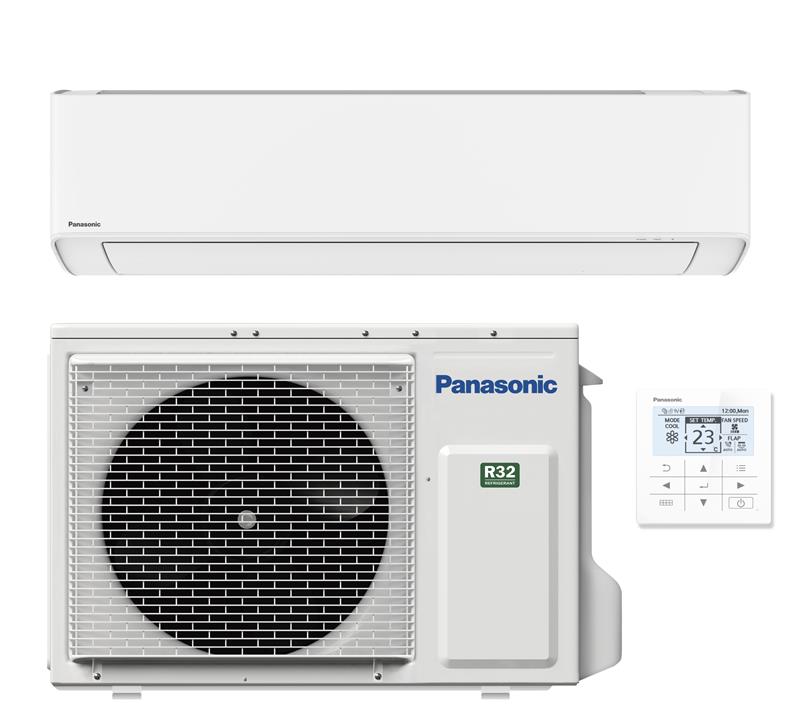 Кондиціонер Panasonic Server AC 71м2 інвертор 24000BTU 7.1кВт A++/A+ -25°С Wi-Fi R32 білий