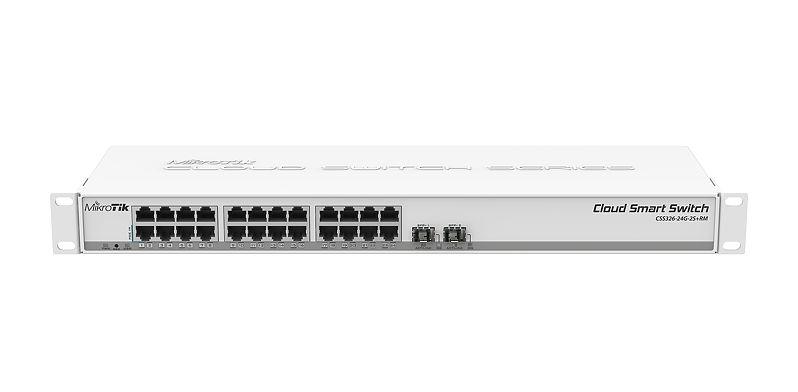 Комутатор MikroTik Cloud Smart Switch CSS326-24G-2S+RM