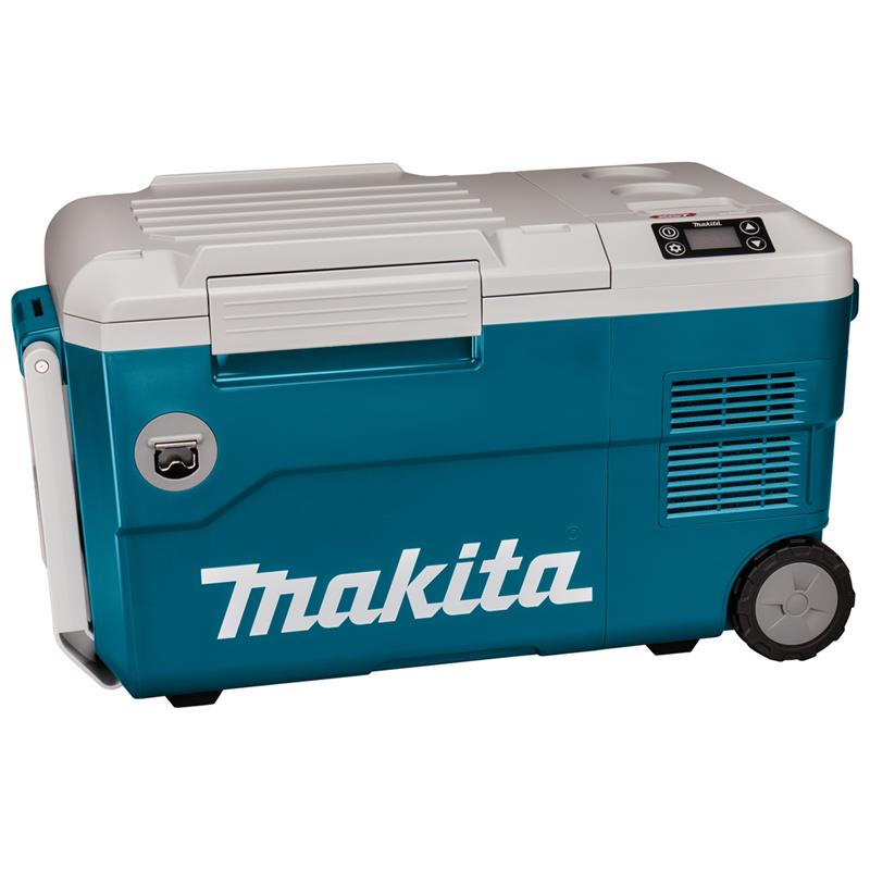 Холодильник акумуляторний мобільний Makita CW001GZ 40V XGT 220/12В/40В XGT з функцією нагріву -18°/+60° 20л 13кг