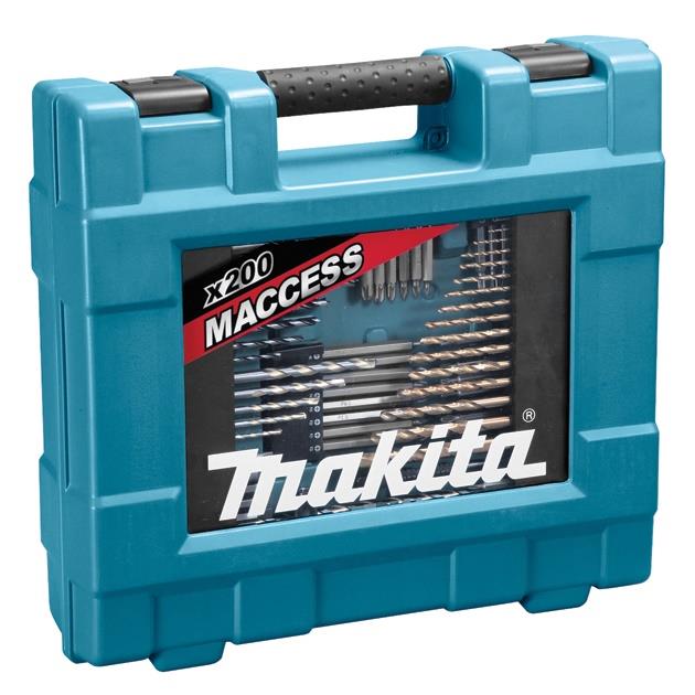 Набір біт та свердел Makita D-37194 кейс 200шт