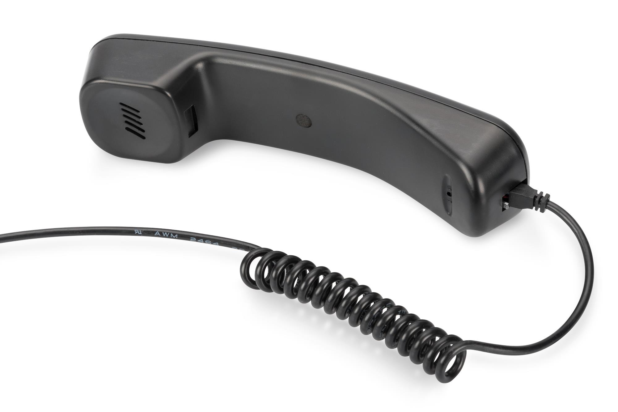Телефонна слухавка DIGITUS USB A, кабель 1.8-1.9м