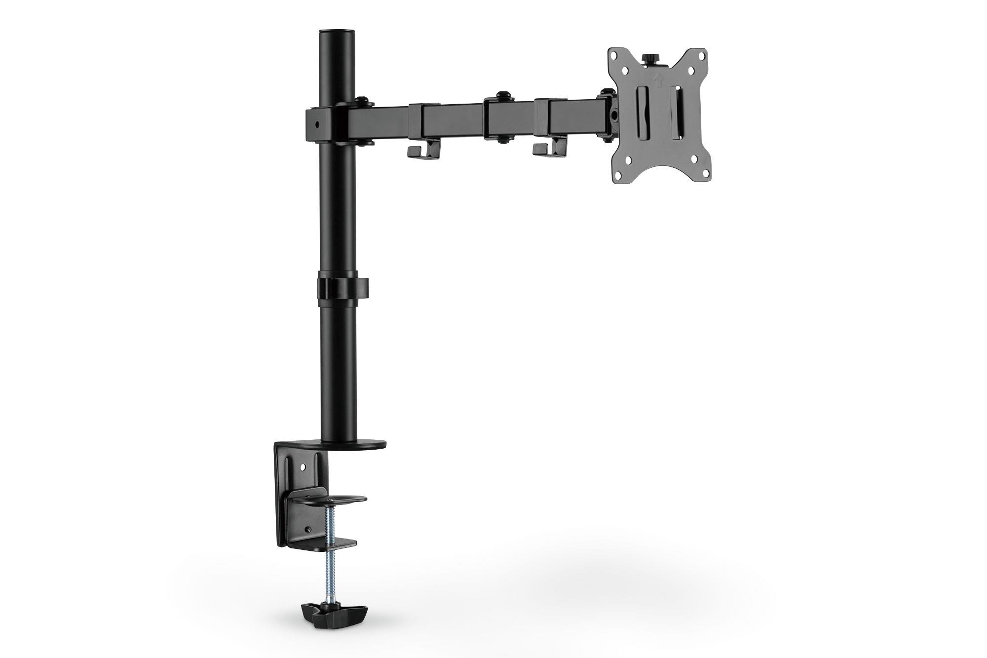 Кріплення DIGITUS Dual Monitor Clamp, 15-32", з нахилом, поворотом