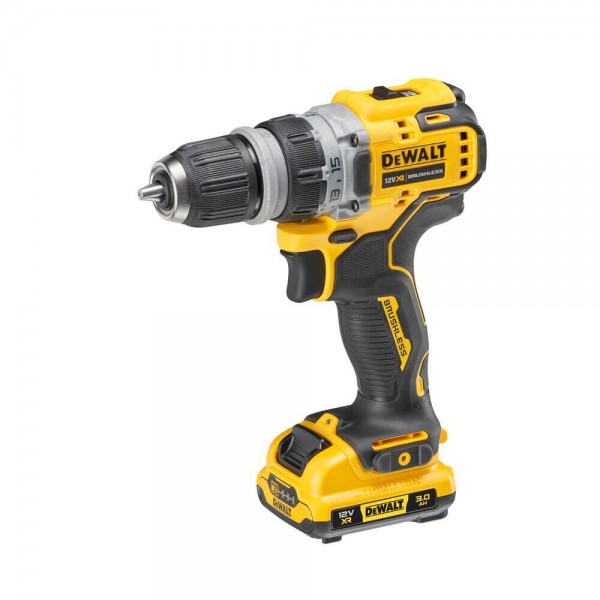 Шурупокрут-дриль акумуляторний DeWALT XR Li-Ion 12В акб 2х3А·год 57.5Нм 0-425·0-1500об/хв кейс TSTAK, ЗП 0.73кг