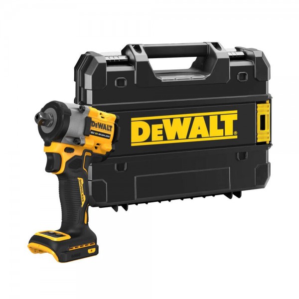 Гайковерт ударний акумуляторний DeWALT XR Li-Ion 18В 610Нм 1440-2500об/хв 3550уд/хв 1/2" кейс TSTAK 1.1кг без АКБ та ЗП