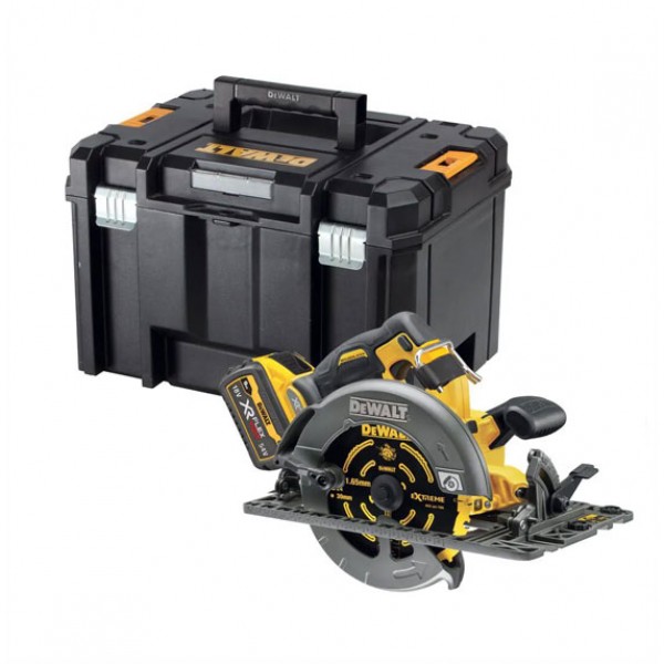 Пила дискова акумуляторна DeWALT XR FLEXVOLT Li-lon 54В 5800об/хв 190х30мм кейс TSTAK 3.7кг без АКБ та ЗП