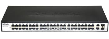 Комутатор D-Link DES-1050G 48xFE, 2xSFP/GE, Некерований