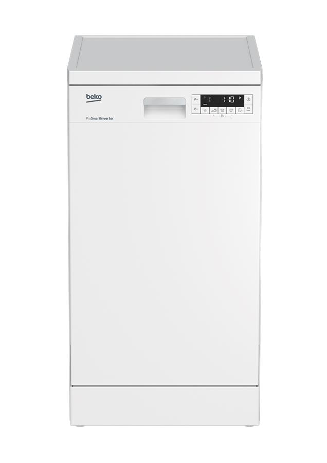 Отдельно стоящая посудомоечная машина Beko DFS26025W - 45 см./10 компл./6 програм/А++/белый