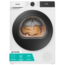 Сушильна машина Gorenje тепловий насос, 8кг, A++, 60см, дисплей, 15 програм, білий