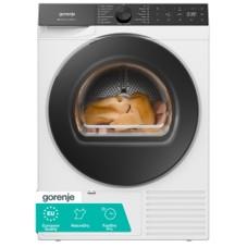 Сушильна машина Gorenje тепловий насос, 9кг, A++, 60см, дисплей, 15 програм, Wi-Fi, білий