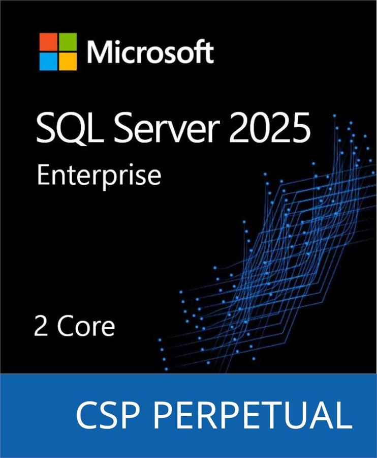 Програмний продукт Microsoft SQL Server 2025 Enterprise Core - 2 Core License Pack