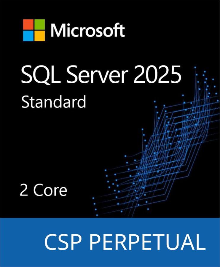Програмний продукт Microsoft SQL Server 2025 Standard Core - 2 Core License Pack
