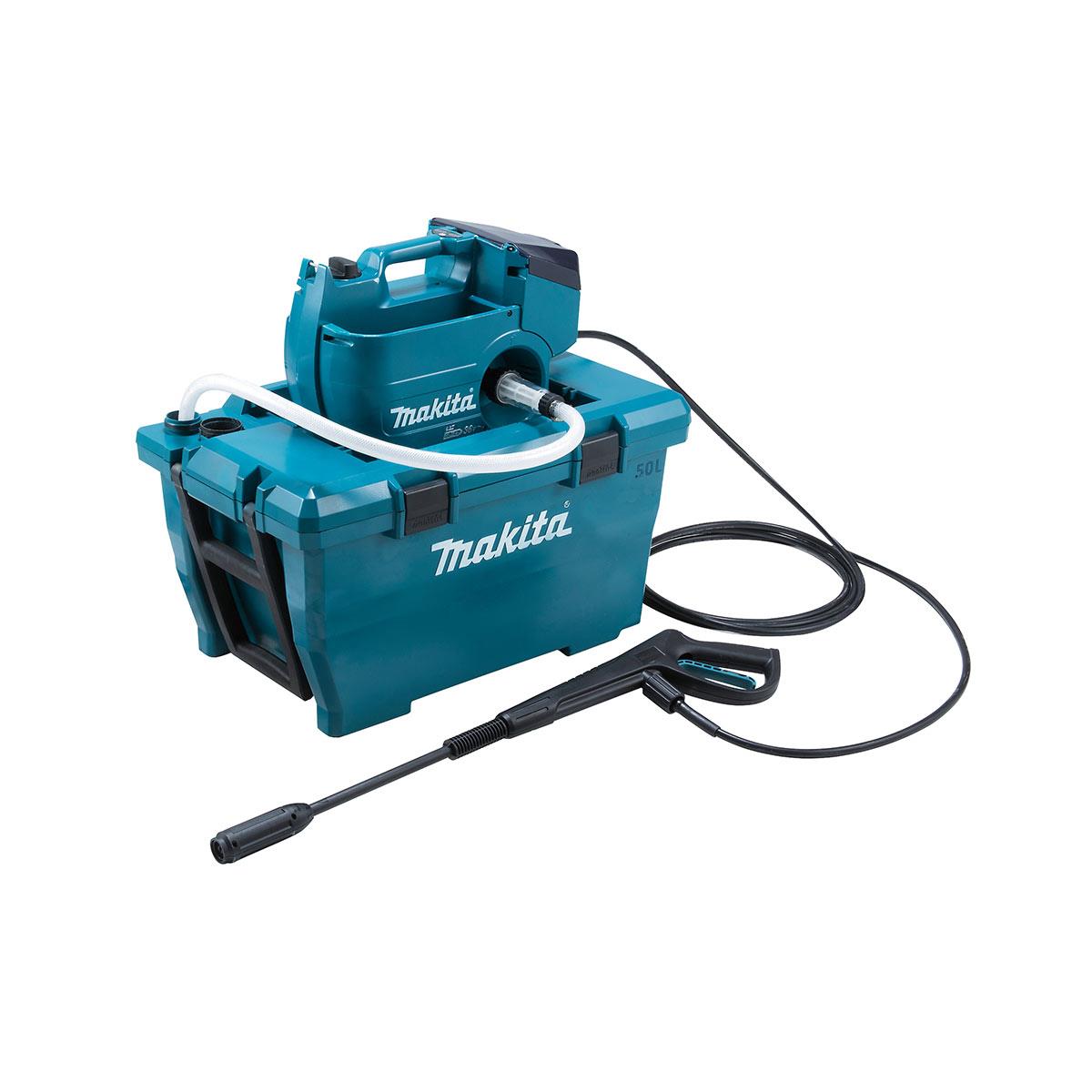 Мінімийка високого тиску Makita DHW080ZK акумуляторна LXT 18В+18В 80бар 330л/год 6.7кг без АКБ та ЗП