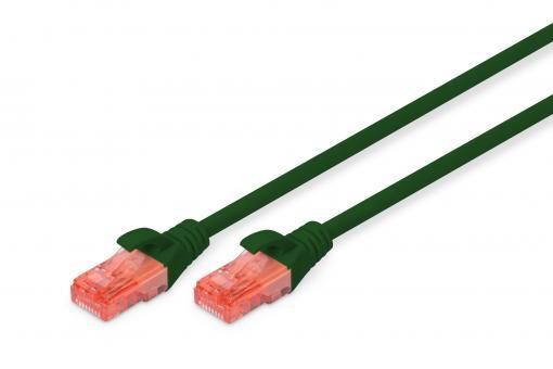 Патч-корд DIGITUS CAT 6 UTP, 10м, AWG 26/7, Cu, LSZH, зелений