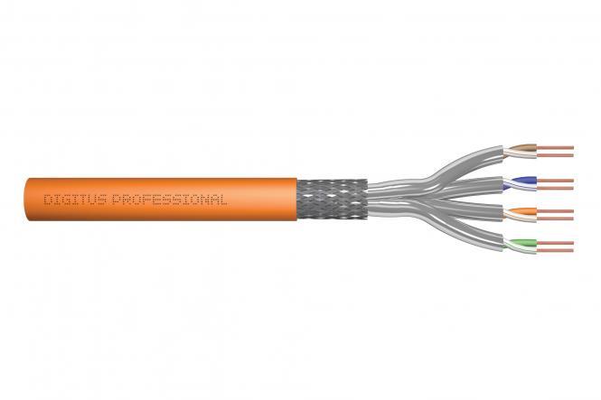 Кабель "вита пара" DIGITUS CAT 7 S-FTP, 500м, AWG 23/1, LSZH, помаранчевий
