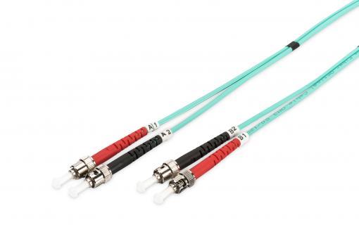 Патч-корд волоконно-оптичний DIGITUS ST/UPC-ST/UPC, 50/125, MM, OM3, duplex, 3м