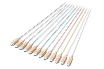 Пігтейл DIGITUS SC/UPC simplex OM3 50/125, 2м, 12шт